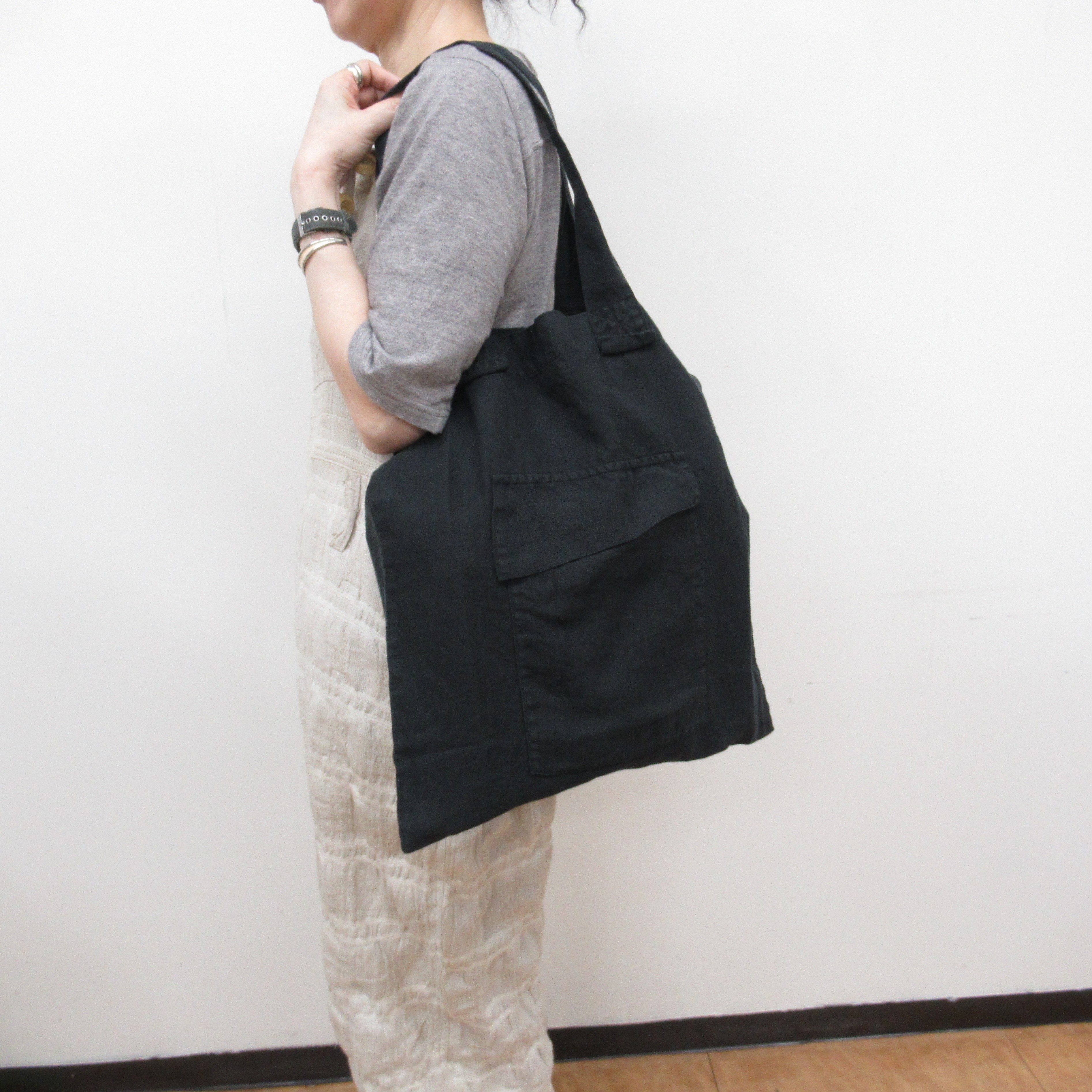 LAITERIE リユールリネンBag/BK99 【日本製】